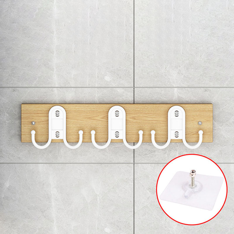 Modern Wooden Coat Rack Wall Mounted Coat Rack with Coat Hooks