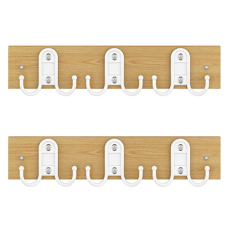 Modern Wooden Coat Rack Wall Mounted Coat Rack with Coat Hooks