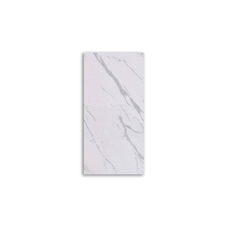 Marbling Scratch Resistant Tile PVC Singular Peel & Stick Tile for Backsplash Wall