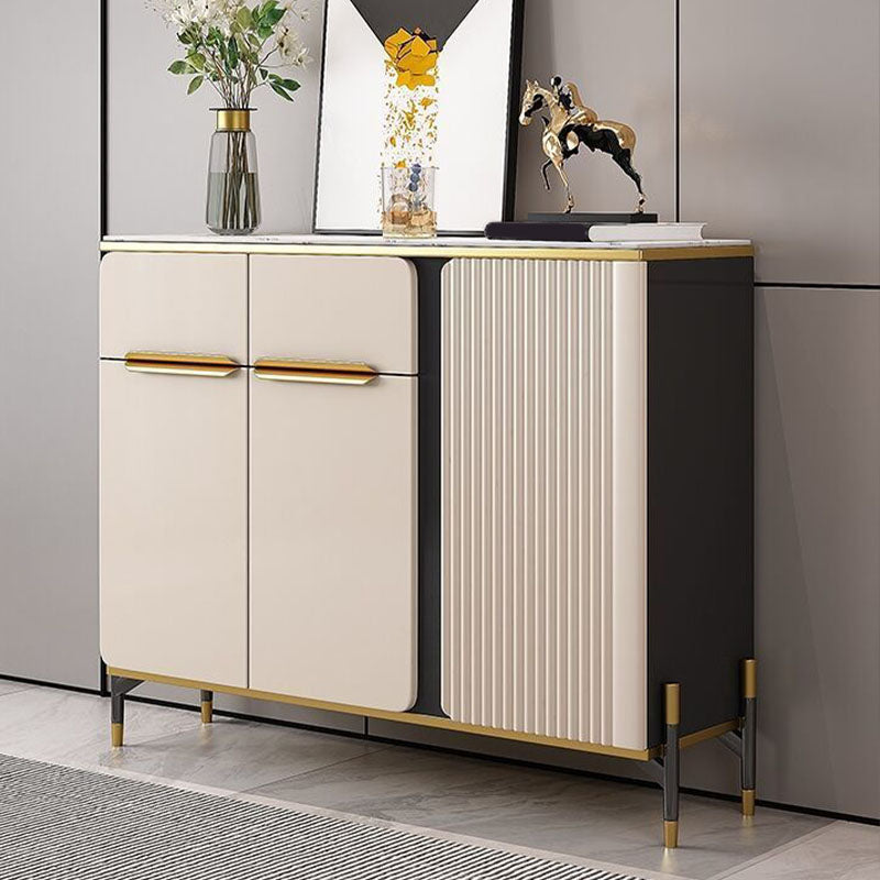 Modernism Sideboard 2 Drawers Server Cabinet with Storage for Dining Room