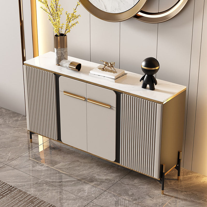 Modernism Sideboard 2 Drawers Server Cabinet with Storage for Dining Room