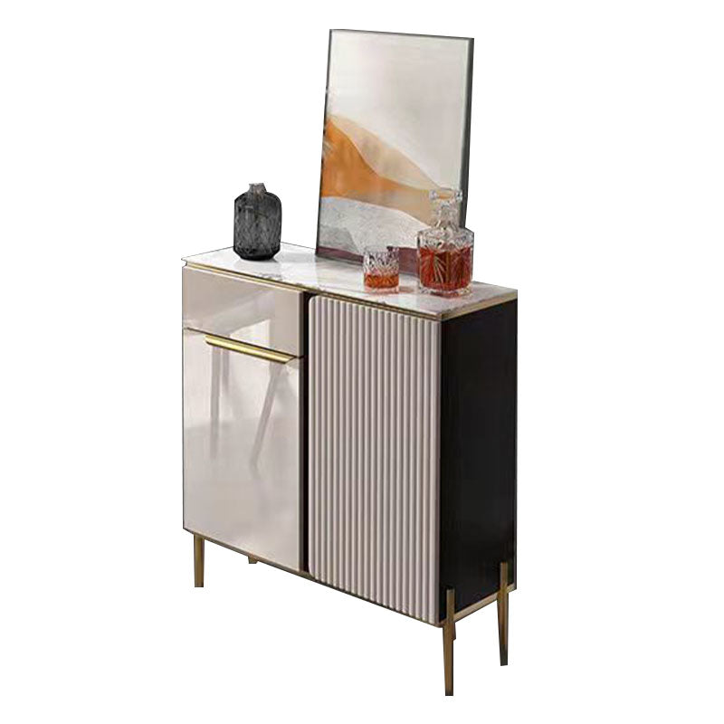 Modernism Sideboard 2 Drawers Server Cabinet with Storage for Dining Room