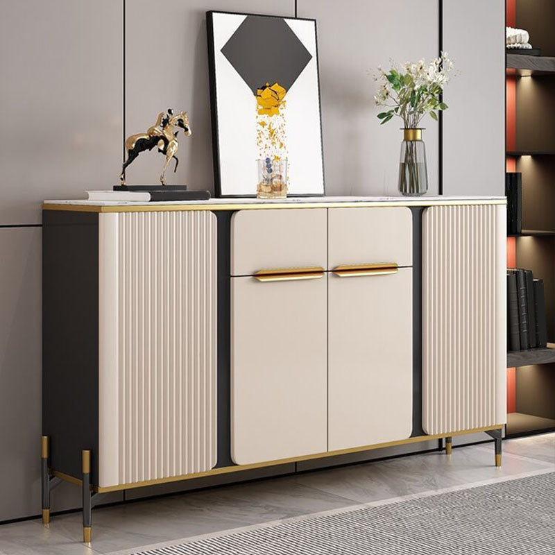 Modernism Sideboard 2 Drawers Server Cabinet with Storage for Dining Room