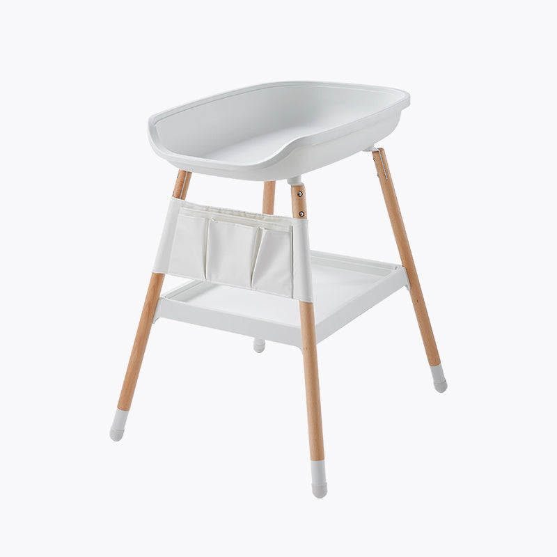 Flat Top Baby Changing Table Wooden Changing Table with Storage