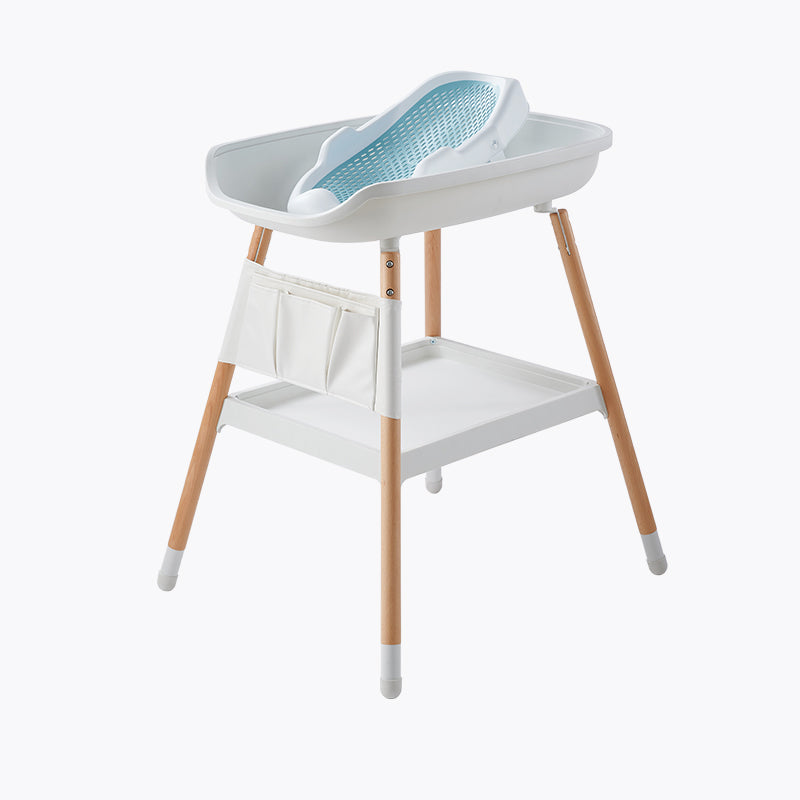 Flat Top Baby Changing Table Wooden Changing Table with Storage