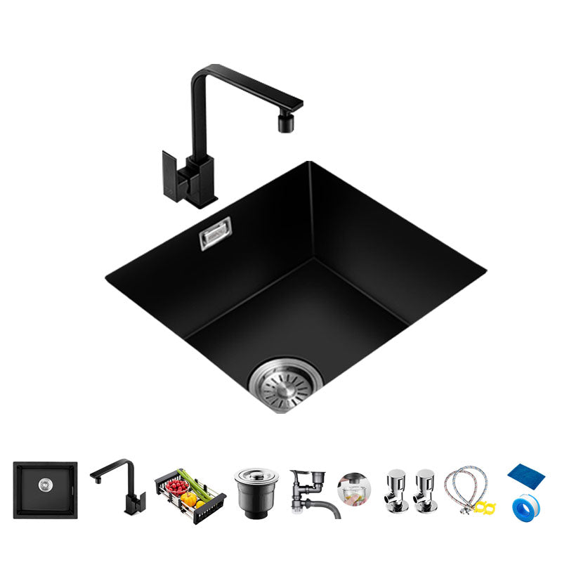 Quartz Kitchen Bar Sink Single Bowl Kitchen Bar Sink with Drain Assembly