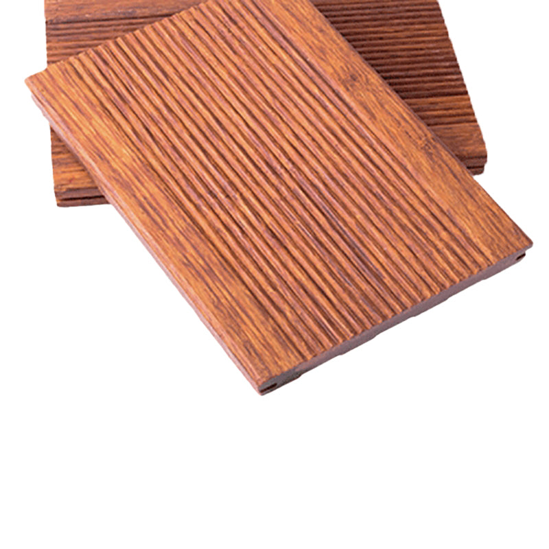 Outdoor Deck Tiles Striped Composite Wooden Snapping Deck Tiles