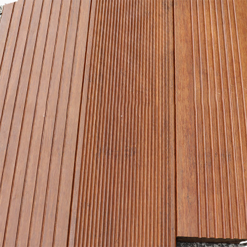 Outdoor Deck Tiles Composite Wooden Striped Detail Deck Tiles