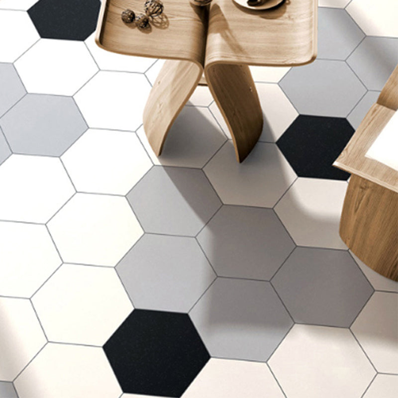 Modern Style Waterproof Wall Tile Straight Edge Hexagon Wall Tile