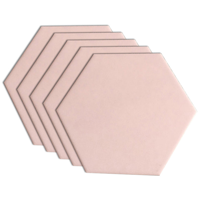 Modern Style Waterproof Wall Tile Straight Edge Hexagon Wall Tile