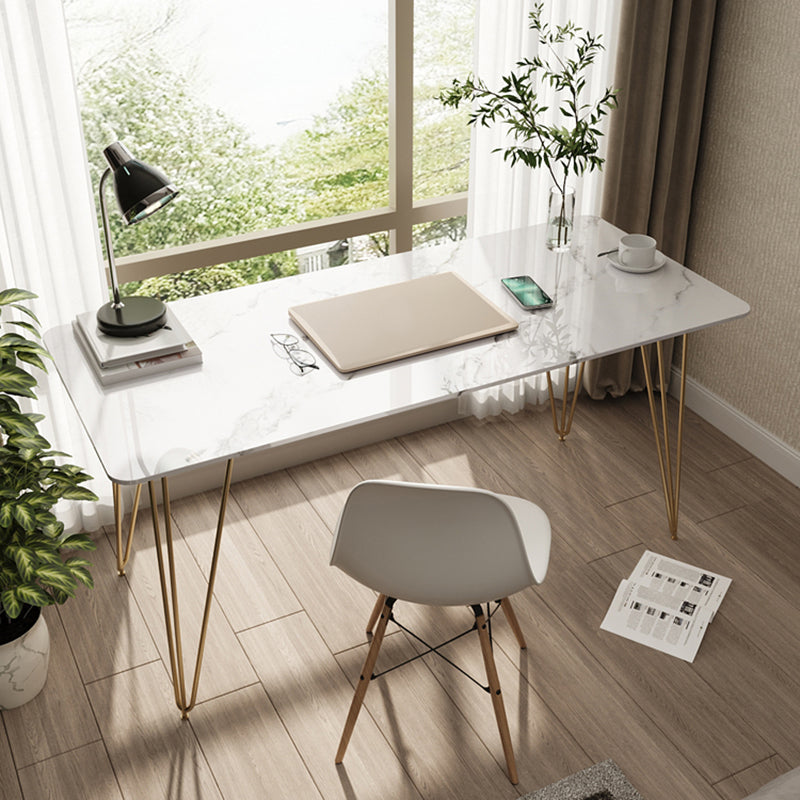 Hairpin Shape Base Home Office Desk Simple Style Writing Desk