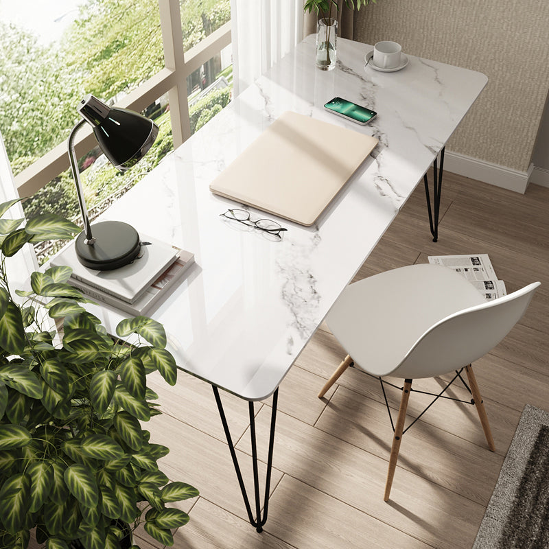 Hairpin Shape Base Home Office Desk Simple Style Writing Desk