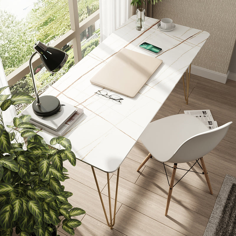 Hairpin Shape Base Home Office Desk Simple Style Writing Desk