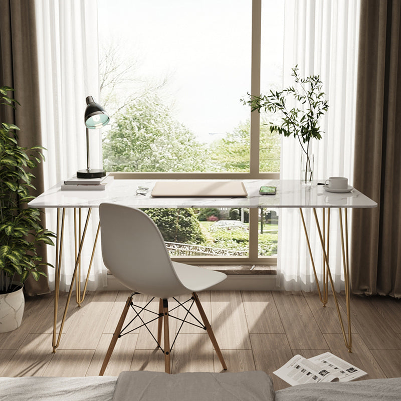 Hairpin Shape Base Home Office Desk Simple Style Writing Desk