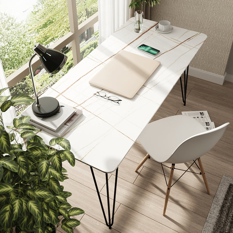 Hairpin Shape Base Home Office Desk Simple Style Writing Desk