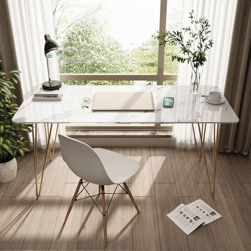 Hairpin Shape Base Home Office Desk Simple Style Writing Desk