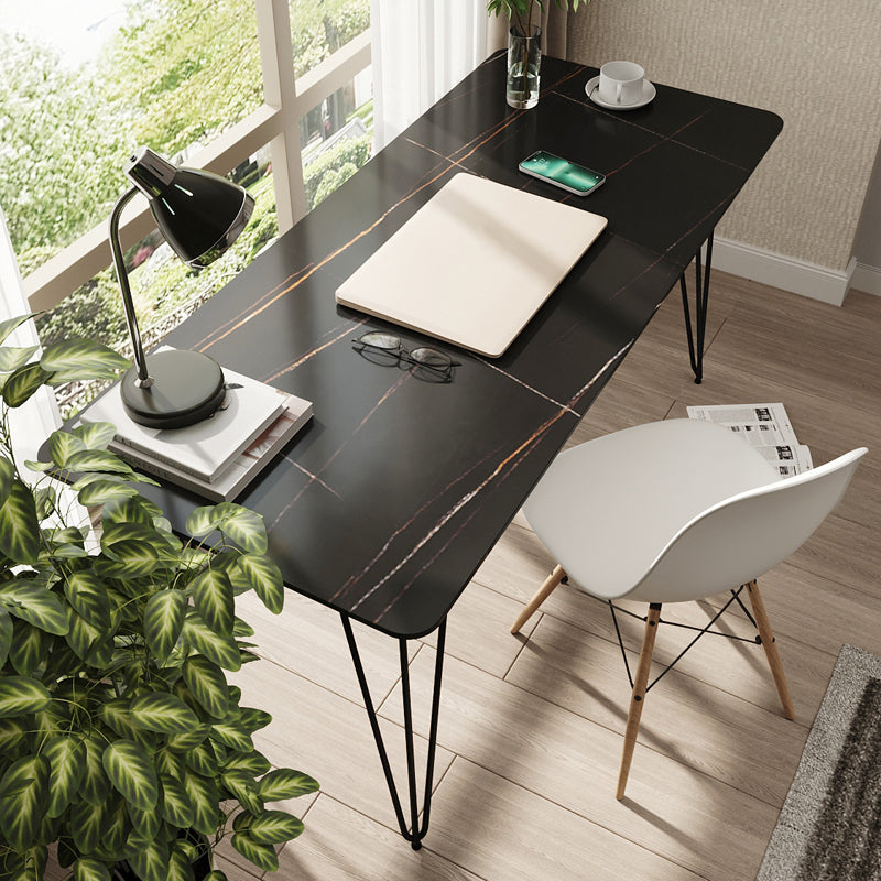 Hairpin Shape Base Home Office Desk Simple Style Writing Desk