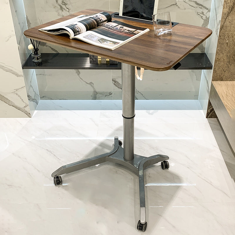 Engineered Wood Office Desk Rectangle Adjustable Modern Style Computer Desk