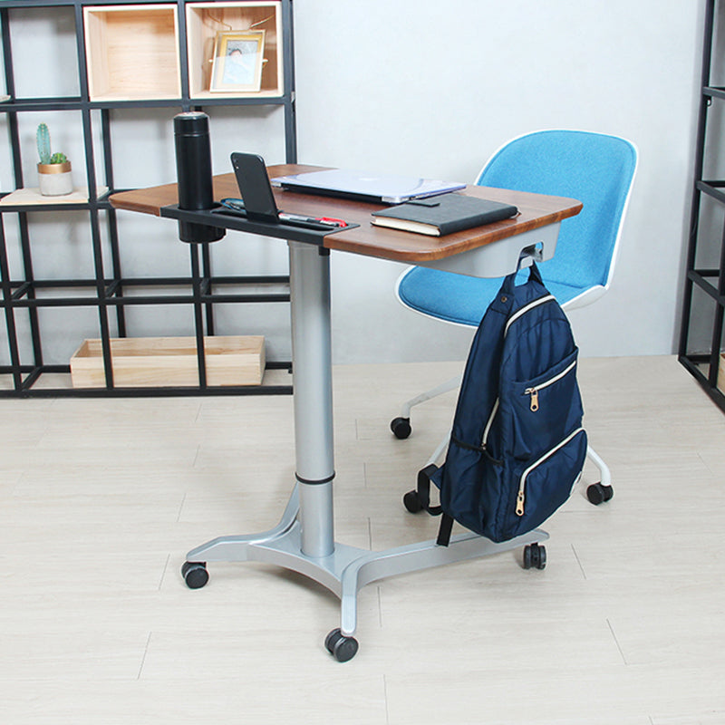 Engineered Wood Office Desk Rectangle Adjustable Modern Style Computer Desk