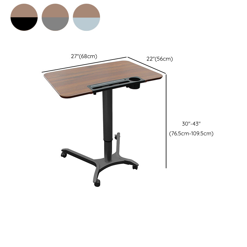 Engineered Wood Office Desk Rectangle Adjustable Modern Style Computer Desk