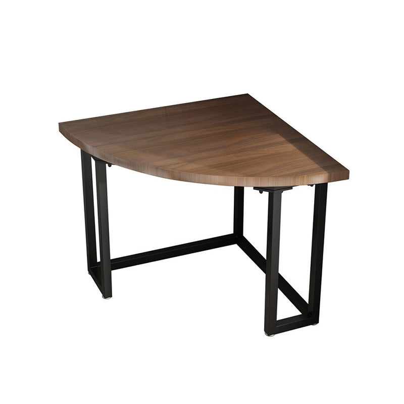 Contemporary Corner Writing Desk Pine Wood Office Desk for Home