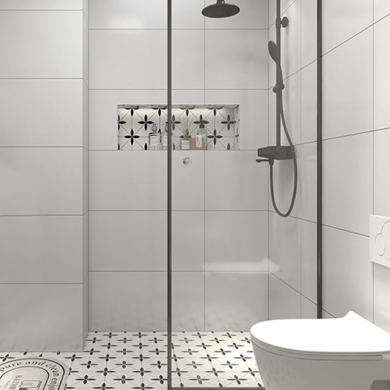 Rectangle Grey Singular Tile Marble Floor and Wall for Bathroom