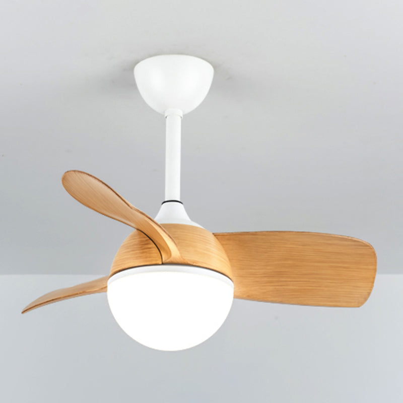 LED Contemporary Fan Ceiling Fixture 1 - Light Metal and Acrylic Ceiling Fan Lighting