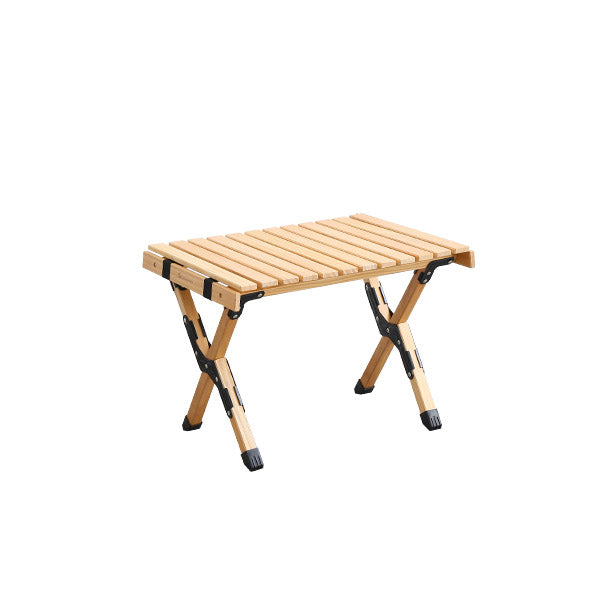 Modern Beech Wood Folding Table Outdoor Solid Wood Camping Table