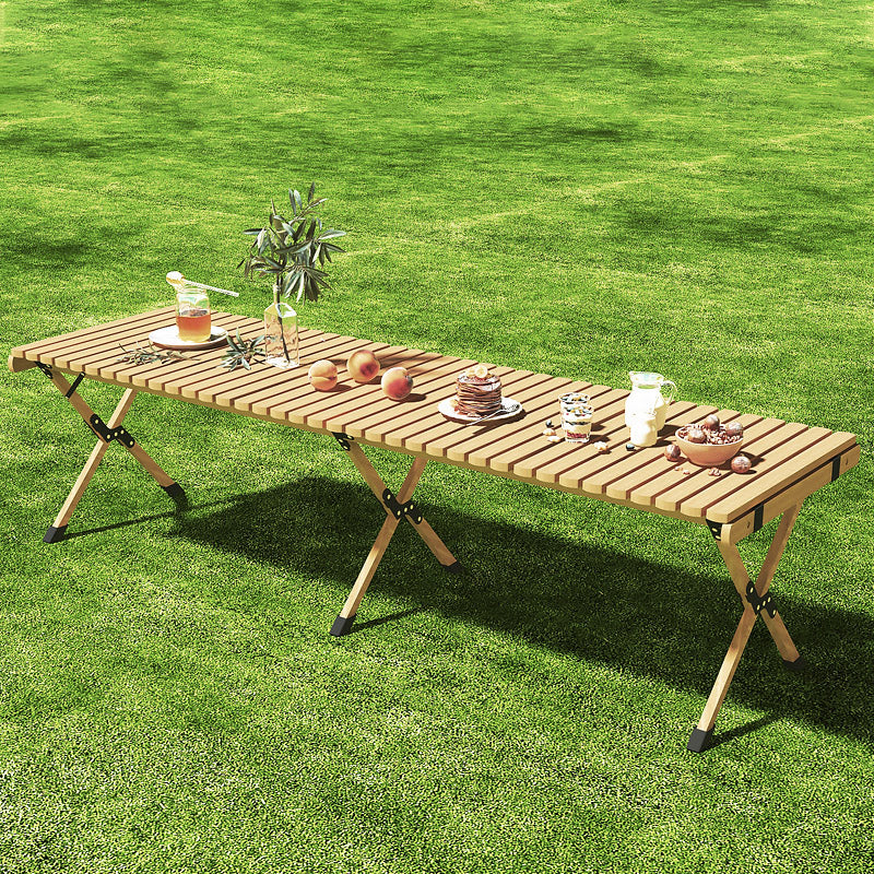 Modern Style Folding Table Outdoor Manufactured Wood Camping Table