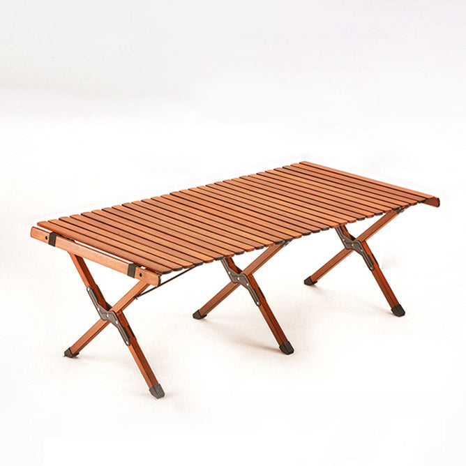 Modern Style Folding Table Outdoor Manufactured Wood Camping Table