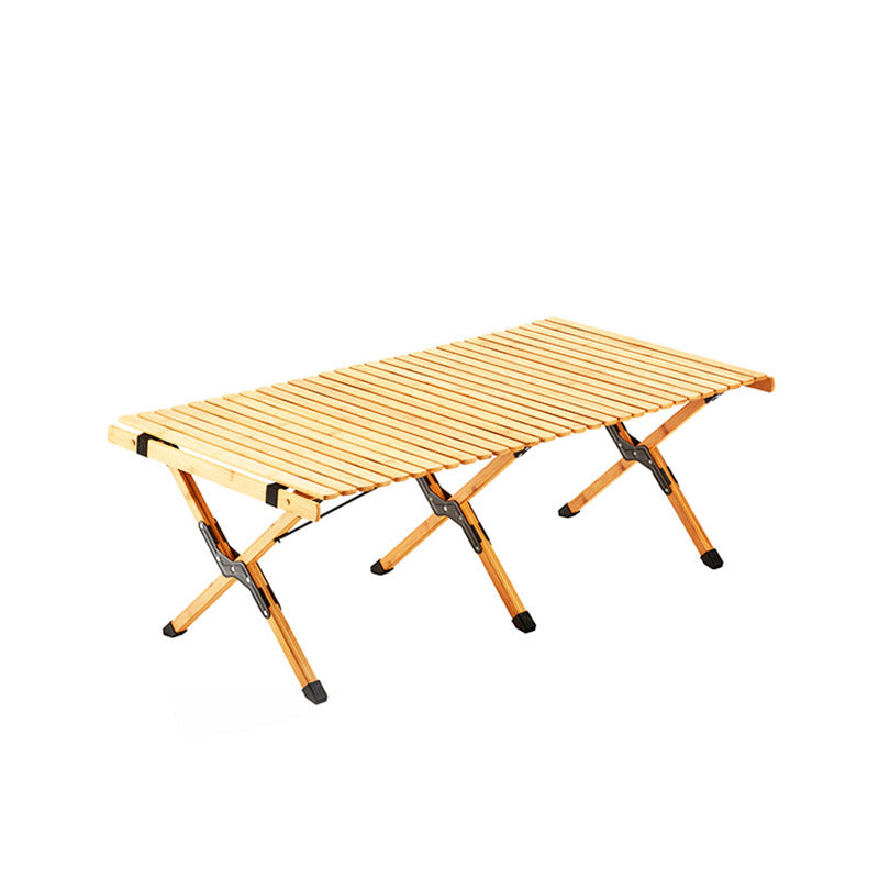 Modern Style Folding Table Outdoor Manufactured Wood Camping Table