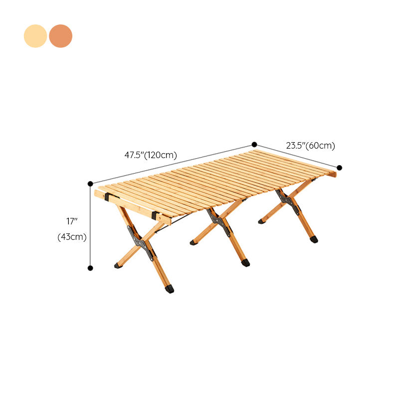 Modern Style Folding Table Outdoor Manufactured Wood Camping Table