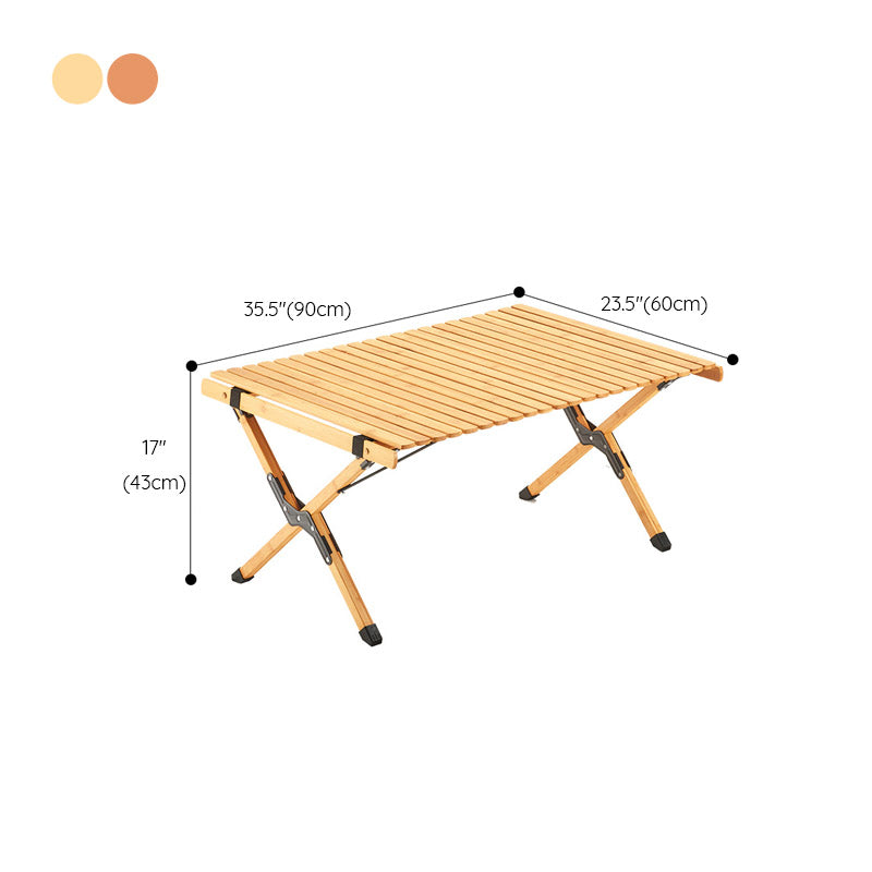 Modern Style Folding Table Outdoor Manufactured Wood Camping Table