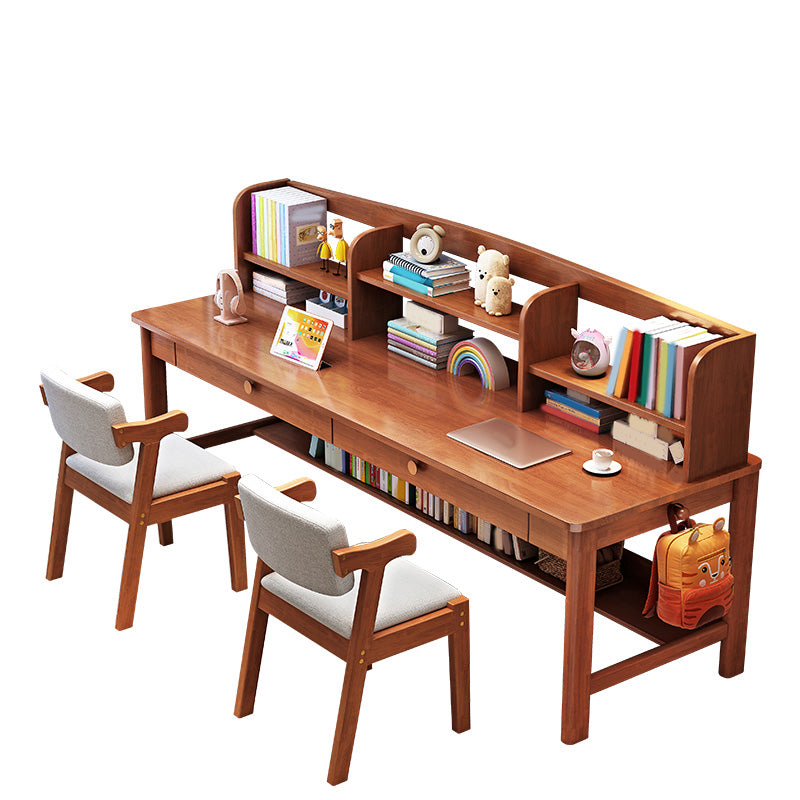 Wooden Kids Desk Writing Desk and Chair Set Kids Desk with Drawers