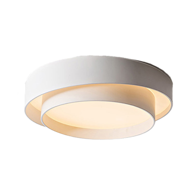 Metal Circular Flush Mount Fixture Simplicity 1 Light Flush Light Fixture