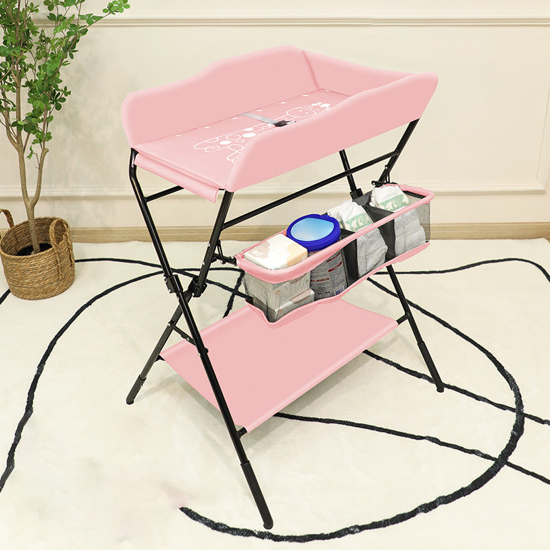 Folding Changing Table Portable Baby Changing Table with Shelf