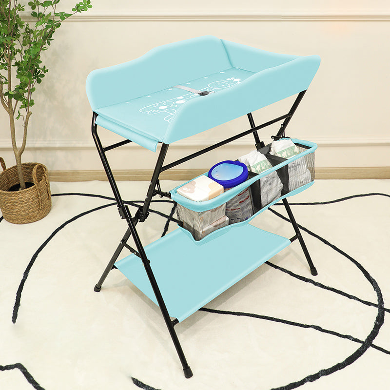 Folding Changing Table Portable Baby Changing Table with Shelf