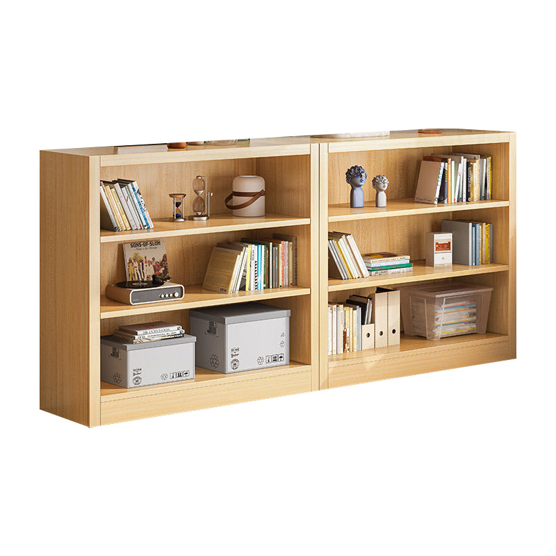 Scandinavian Shelf Manufactured Wood Standard Kids Bookcase in Natural/White