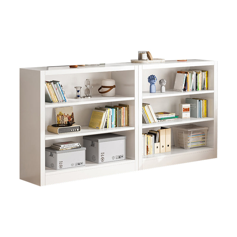 Scandinavian Shelf Manufactured Wood Standard Kids Bookcase in Natural/White