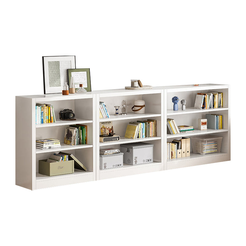 Scandinavian Shelf Manufactured Wood Standard Kids Bookcase in Natural/White