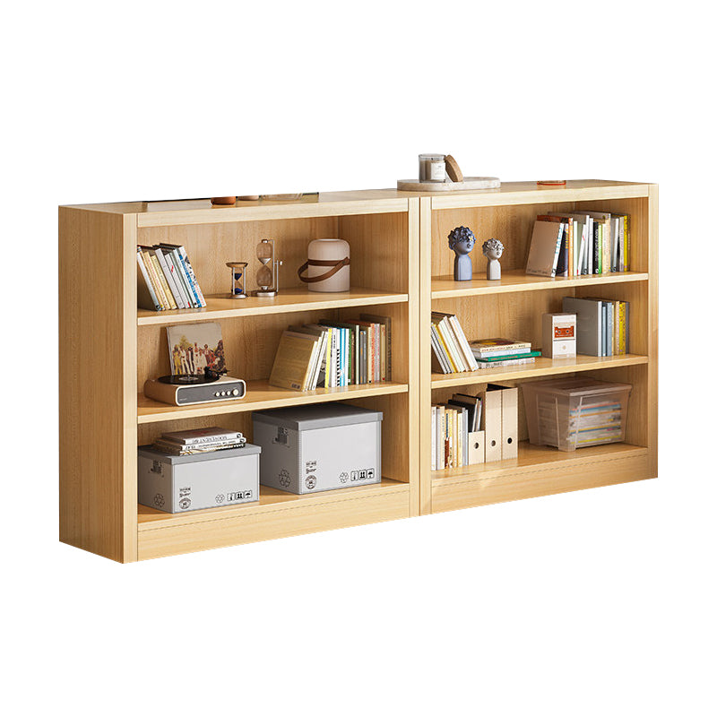 Scandinavian Shelf Manufactured Wood Standard Kids Bookcase in Natural/White