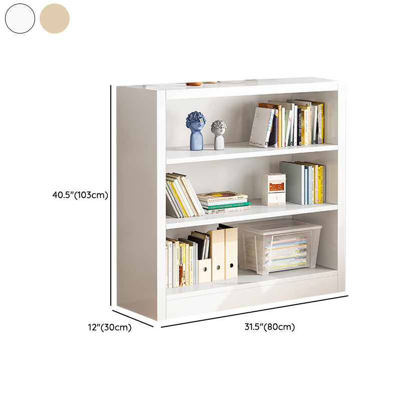 Scandinavian Shelf Manufactured Wood Standard Kids Bookcase in Natural/White