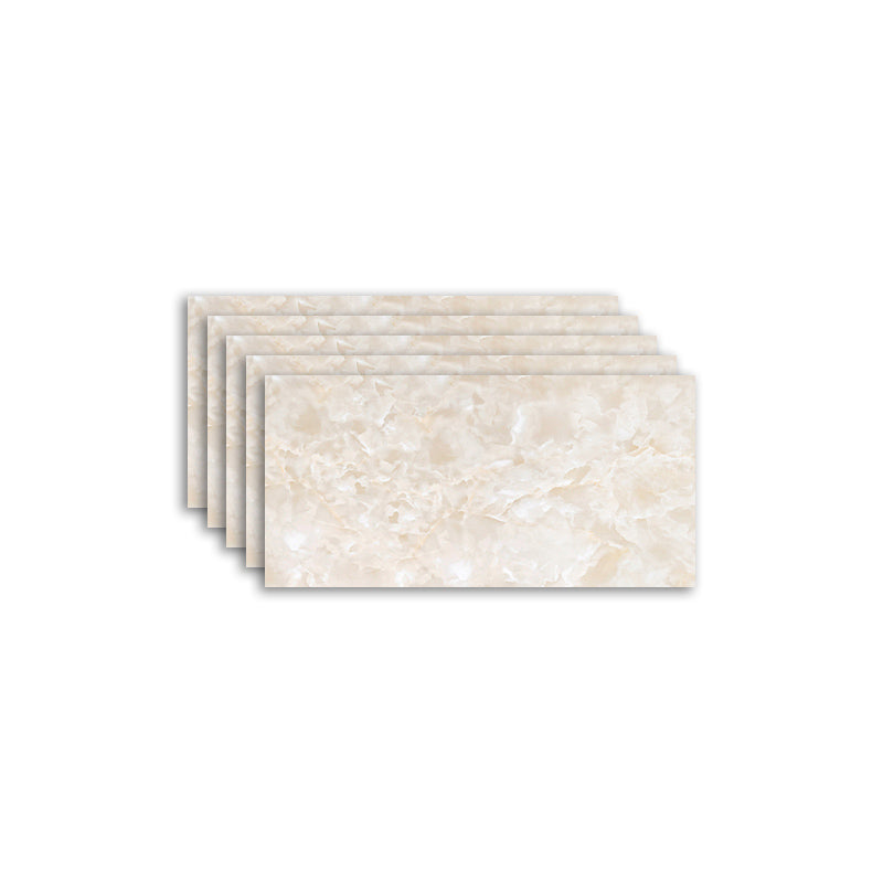 Scratch Resistant Tile PVC Singular Peel & Stick Tile for Backsplash Wall