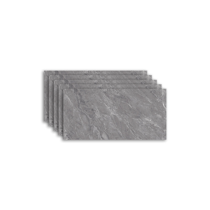 Scratch Resistant Tile PVC Singular Peel & Stick Tile for Backsplash Wall