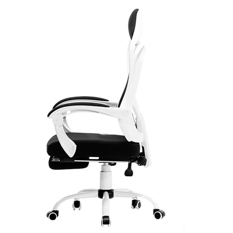 Padded Arms Office Chair Tilt Mechanism No Distressing Ergonomic Desk Chair with Wheels