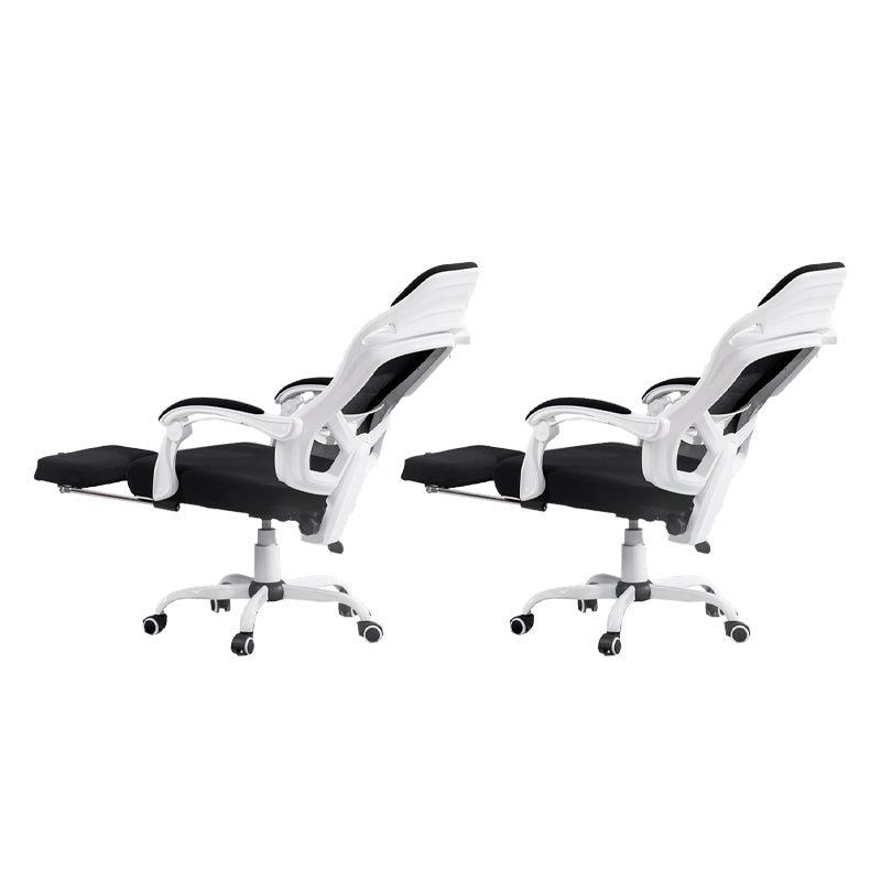 Padded Arms Office Chair Tilt Mechanism No Distressing Ergonomic Desk Chair with Wheels