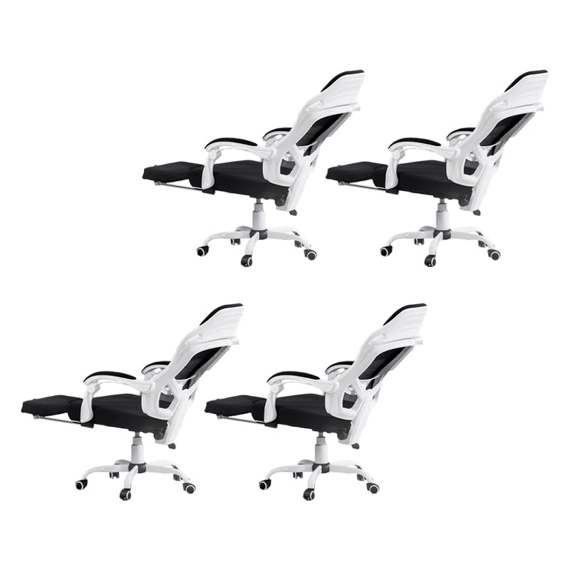 Padded Arms Office Chair Tilt Mechanism No Distressing Ergonomic Desk Chair with Wheels