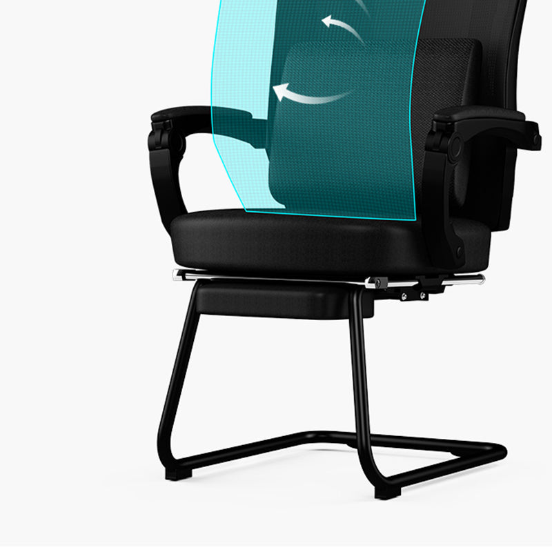 Padded Arms Office Chair No Distressing Ergonomic Desk Chair