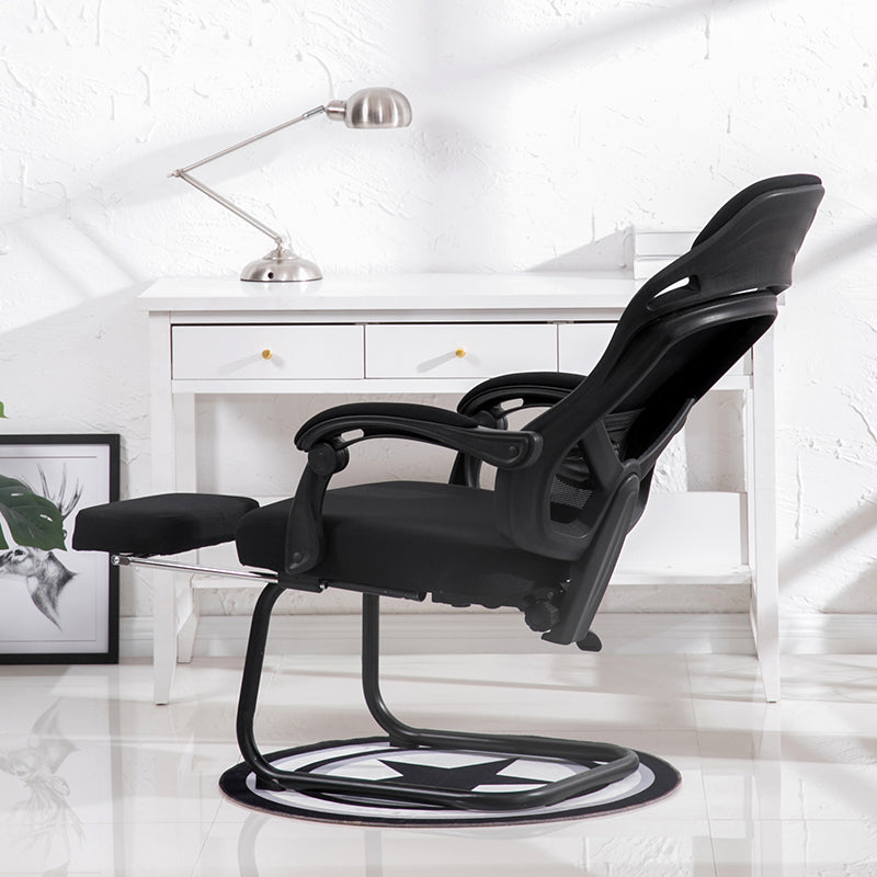 Padded Arms Office Chair No Distressing Ergonomic Desk Chair