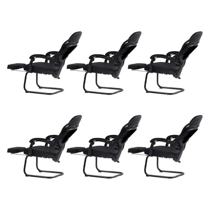 Padded Arms Office Chair No Distressing Ergonomic Desk Chair